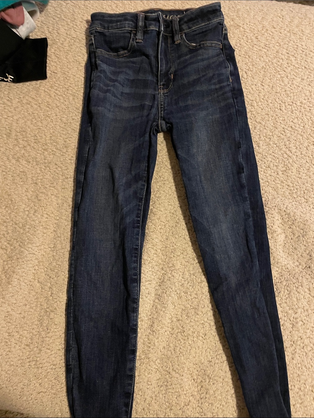 American Eagle Outfitters Dark Blue Denim Jeans